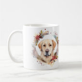 Labrador Weihnachtsmann Kaffeetasse (Links)