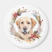 Labrador Weihnachtsmann Magnet (Vorne)