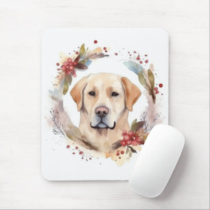 Labrador Weihnachtsmann Mousepad