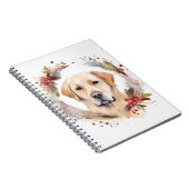 Labrador Weihnachtsmann Notizblock (Rechte Seite)