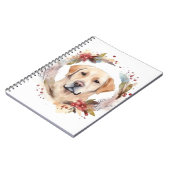Labrador Weihnachtsmann Notizblock (Linke Seite)