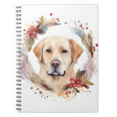 Labrador Weihnachtsmann Notizblock (Vorderseite)