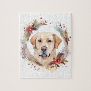 Labrador Weihnachtsmann Puzzle
