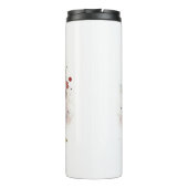 Labrador Weihnachtsmann Thermosbecher (Rückseite)