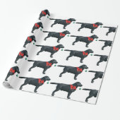 Labrador-WeihnachtsPackpapier Geschenkpapier (Ungerollt)