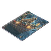 Labrador Weihnachtsreise Notizblock (Linke Seite)