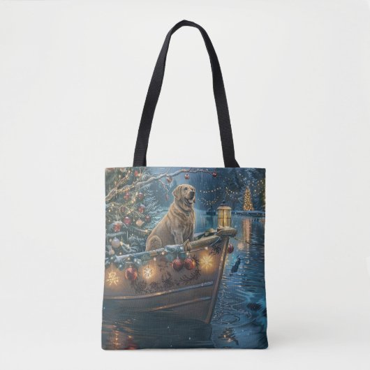 Labrador Weihnachtsreise Tasche (Vorderseite)