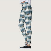 Labrador Weihnachtsschnee Winter Leggings (Links)