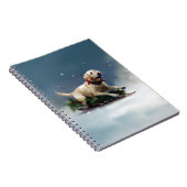 Labrador Weihnachtsschnee Winter Notizblock (Rechte Seite)