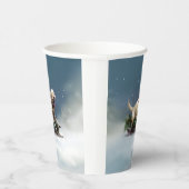 Labrador Weihnachtsschnee Winter Pappbecher (Rechts)