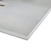 Labrador Weihnachtsschnee Winter Schneidebrett (Ecke)