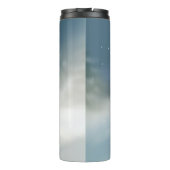 Labrador Weihnachtsschnee Winter Thermosbecher (Rückseite)