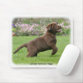 Labrador-Welpe 9Y220D-029 Mousepad (Mit Mouse)