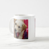 Labrador-Welpe Kaffeetasse (Vorderseite Links)