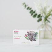 Labrador-Welpen-Geschäfts-Karte Visitenkarte (Stehend Vorderseite)