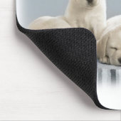 Labrador-Welpen Mousepad (Ecke)