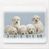Labrador-Welpen Mousepad (Vorne)