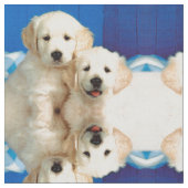 Labrador-Welpen Stoff (Nahaufnahme)