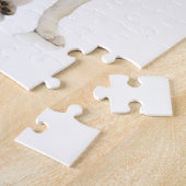 Labrador-Welpen-tragende Geweihe Puzzle (Seite)