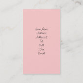 Labrador-Welpen-Visitenkarten Visitenkarte (Rückseite)