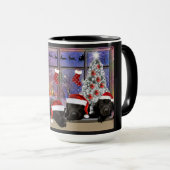 Labrador Welpen Weihnachten Tasse (VorderseiteRechts)