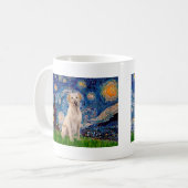 Labrador (Y7) - Starry Night Kaffeetasse (Vorderseite Links)