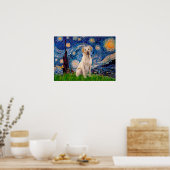 Labrador (Y7) - Starry Night Poster (Küche)