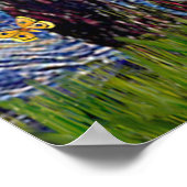 Labrador (Y7) - Starry Night Poster (Ecke)