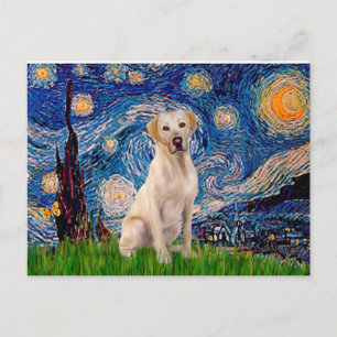 Labrador (Y7) - Sternennacht Postkarte