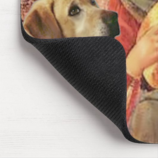 Labrador (Y8) - Mandolin Angel Mousepad (Ecke)