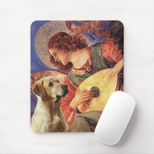 Labrador (Y8) - Mandolin Angel Mousepad (Mit Mouse)