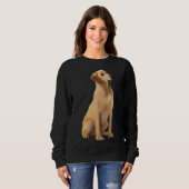 Labrador Yellow Looking Up Sweatshirt (Vorne ganz)