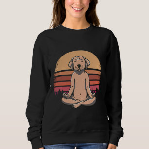 Labrador Yoga Dog Medizin Apparel Amp Namaste Sweatshirt