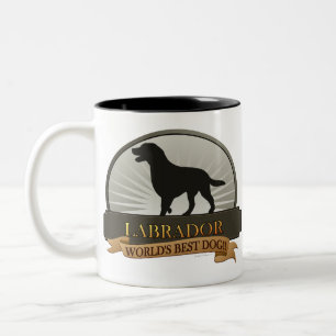 Labrador Zweifarbige Tasse