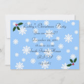 Labradore Weihnachtszeit-Party Einladungen (Rückseite)