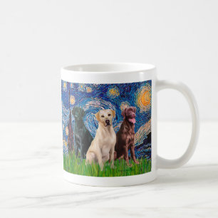 Labradoren (3) - Sternennacht Kaffeetasse