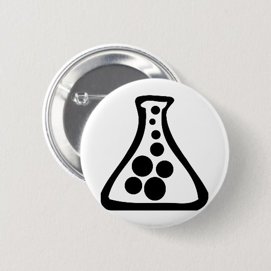 Labradorflasche Button (Vorne & Hinten)