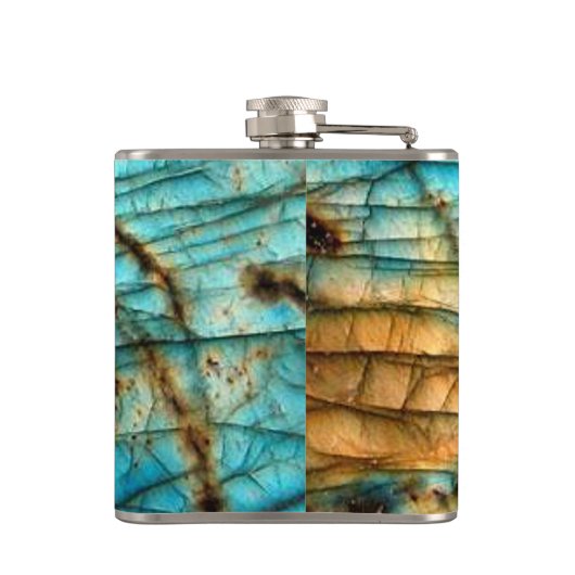 Labradorit Flachmann (Rückseite)