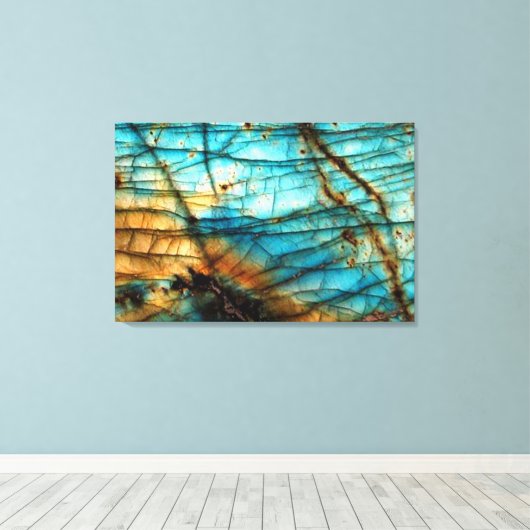 Labradorit Leinwanddruck (Insitu (Holzboden))