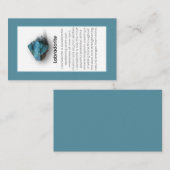 Labradorite Kristallbedeutung Schmuckanzeige Visitenkarte (Vorne/Hinten)