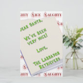 Labradorplural Briefpapier (Stehend Vorderseite)