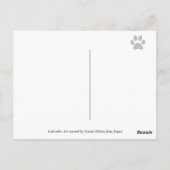 Labradorpuppen Postkarte (Rückseite)