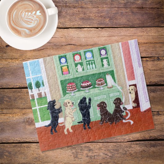 Labradorpuppen Puzzle