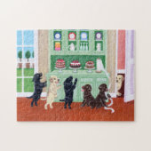 Labradorpuppen Puzzle (Horizontal)