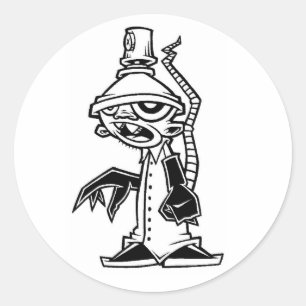 Labradorratte Runder Aufkleber