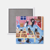 Labradors Bakery Magnet (Vorderseite/Rückseite)