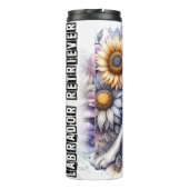 Labrador's Sunny Serenity Thermosbecher (Rückseite)