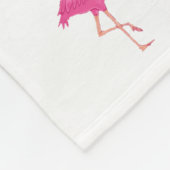 Labradors und Flamingo-Decke - groß Fleecedecke (Ecke)