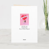 Labradors zum 10. Hochzeitstag Karte (Rückseite)