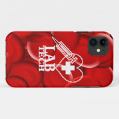 LABRADORtech-HERZ-SPRITZE-LOGO Case-Mate iPhone Hülle (Rückseite (Horizontal))